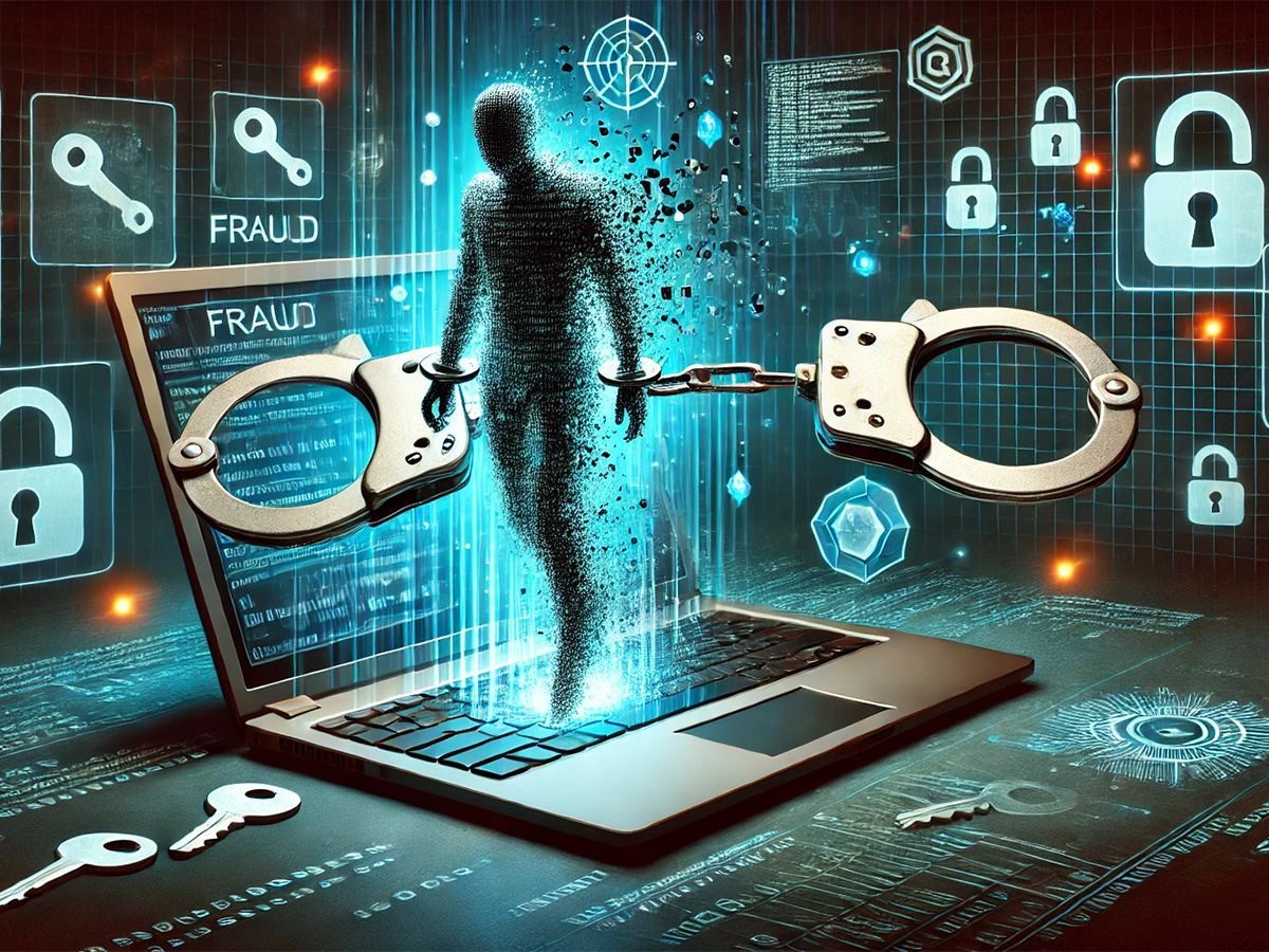 Illustration d'une arnaque en ligne interceptée